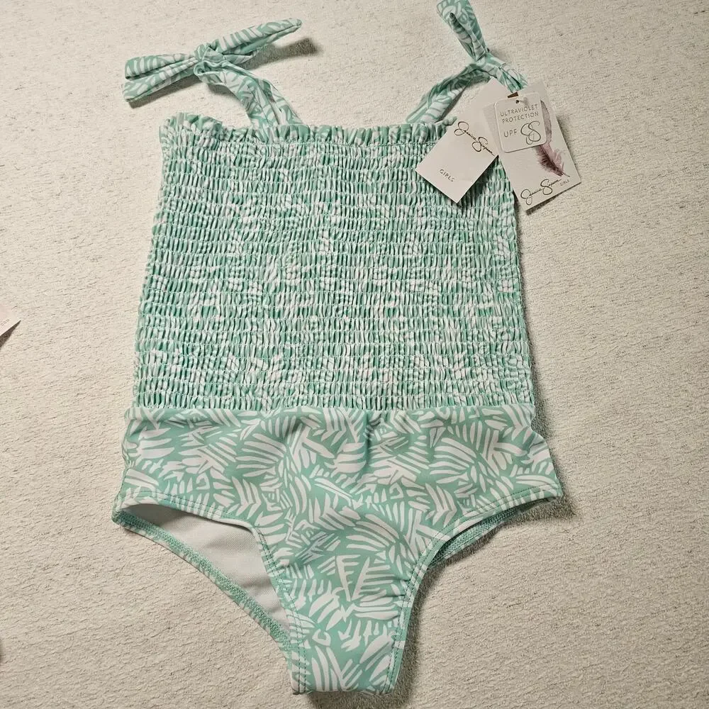 Jessica Simpson Girls Size 6 NWT 2 Swimsuit Cover Up Sets UPF 50 Beach Bundle
